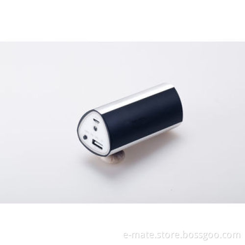 Portable Aluminum Power Bank for Tablet PC and Smartphone, with Two LED Lamps for Bright Power